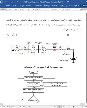 دانلود مقاله یک روش فرا ابتکاری بر پایه ی بهینه سازی برای تخمین پارامتر یک مدل کوره قوس الکتریکی
