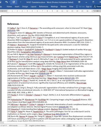 دانلود مقاله قطعه بندی چهاربعدی آئورت قفسه سینه از MRI جریان چهار بعدی