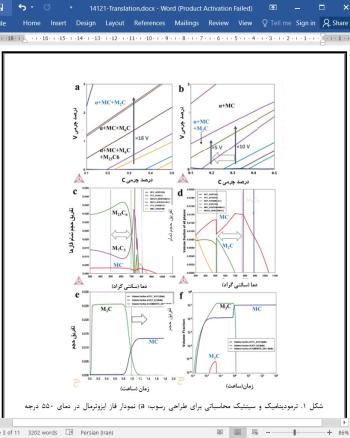 دانلود مقاله بازمهندسی ترمودینامیک محاسباتی و هدایت سینتیک فولاد ابزار با کارایی بالا
