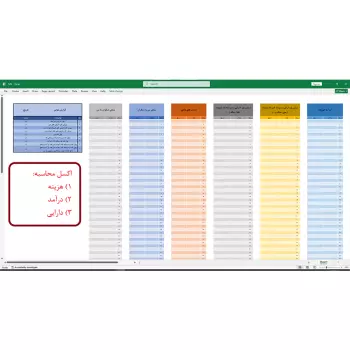 فرم حسابداری شخصی (اکسل خام آماده)