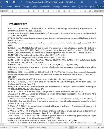 ترجمه مقاله هزینه های فرسایش خاک