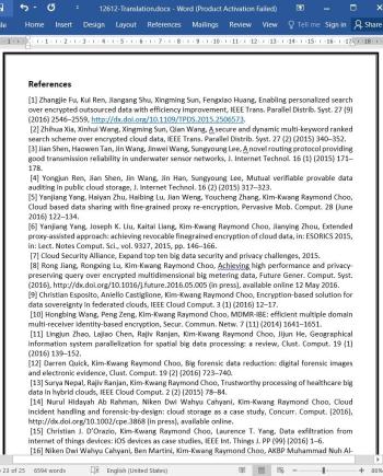 ترجمه مقاله رمزنگاری مبتنی بر ویژگی با ورودی کمکی بهیود یافته برای امنیت کلان داده ها