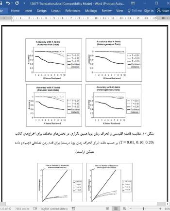 ترجمه مقاله انحراف زمان پویای عمیق تکراری برای سری زمانی