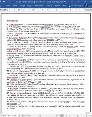 ترجمه مقاله خوشه بندی K میانگین داده های بزرگ بهینه شده با استفاده از MapReduce